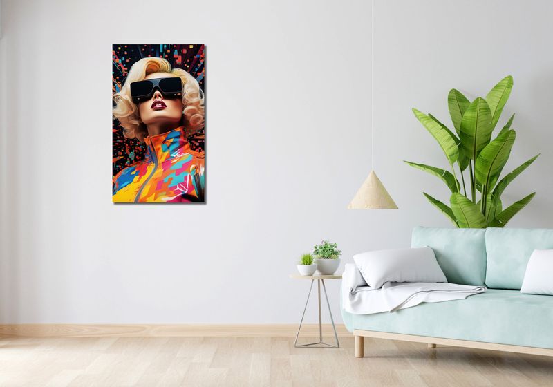Obraz 50x90cm Retro Futuryzm zdjęcie 2