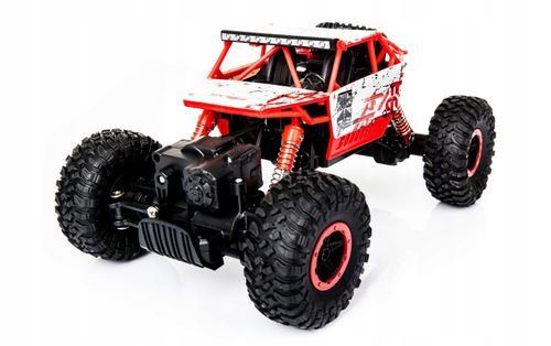 Samochód Rc ROCK CRAWLER 2.4GHz 1:18 Czerwony na Arena.pl