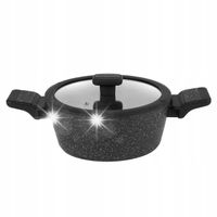 GARNEK MARMURKOWY Indukcja GAZ Pokrywka Starke Pro Ceres Marble 1,6 l 18cm