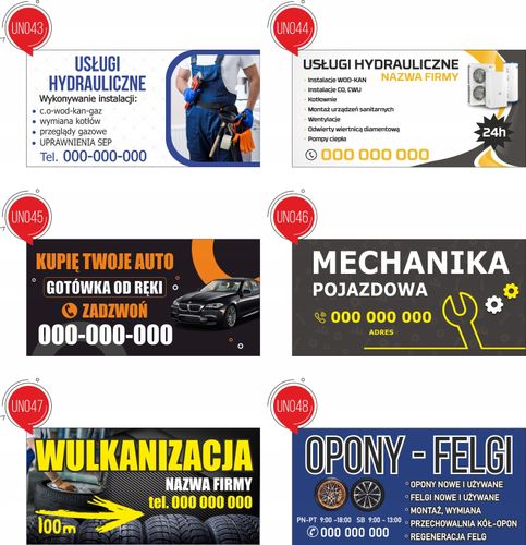 SZYLD bilboard BANER REKLAMOWY tablica BLACHA 2x1m na Arena.pl