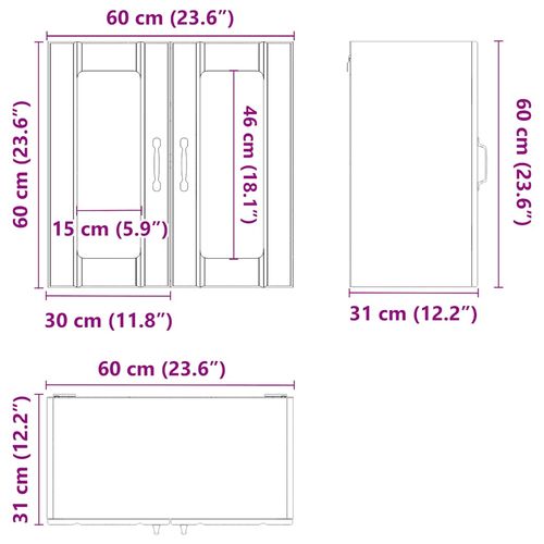 Szafka ścienna kuchenna ze drzwiami, Lucca, czarna na Arena.pl