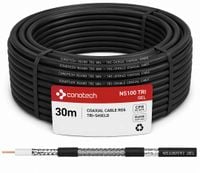 Kabel koncentryczny Conotech NS100TRI GEL CU 30m Antenowy zewnętrzny żel