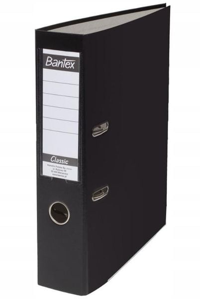 segregator classic a4 / 75 mm czarny - bantex zdjęcie 4