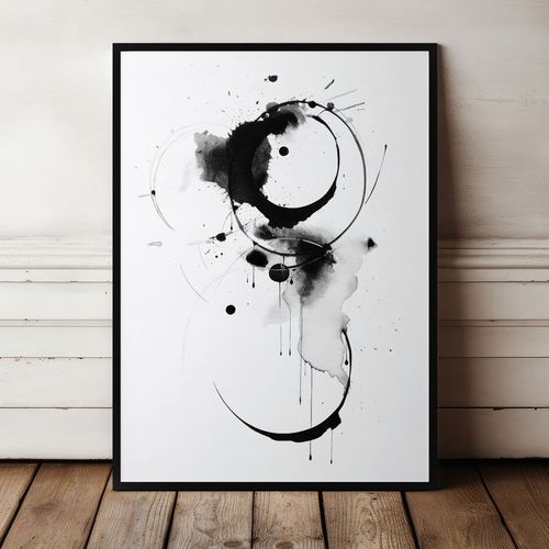 Plakat czarne plakaty 50x70 cm na Arena.pl