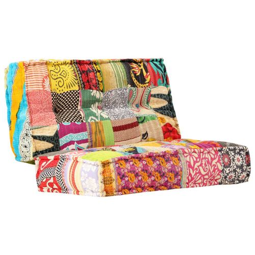 VidaXL Sofa, 120x120x20 cm, tkanina, patchwork na Arena.pl