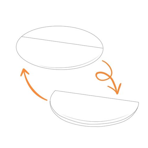 mata do zabawy okrągła 120 cm - błękitna na Arena.pl