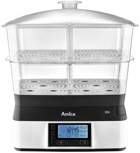 Parowar Amica PT 4011 11l 1800W 7 programów LCD na Arena.pl