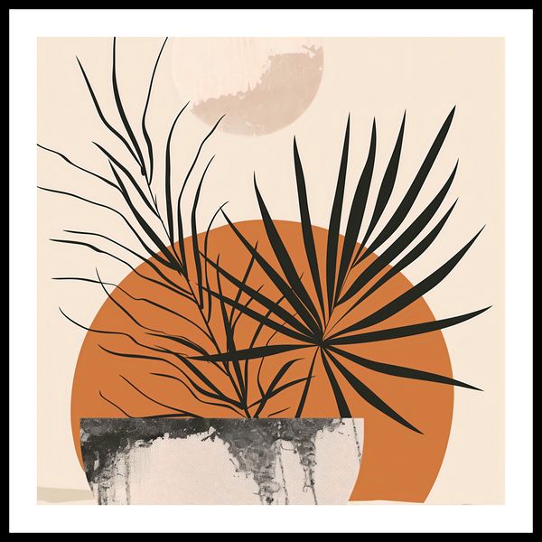 Plakat 50x50cm Palmowy Zachód zdjęcie 3