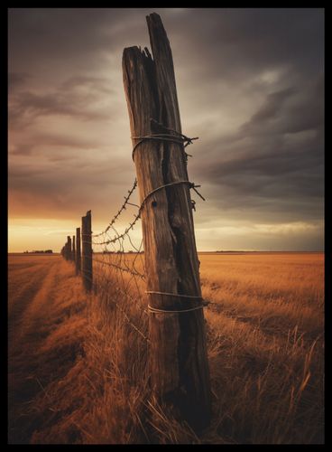 Plakat 40x55cm Zachód na Pograniczu na Arena.pl