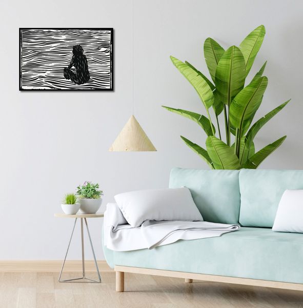 Plakat 60x40cm Złożone Fluidalne Linie zdjęcie 4