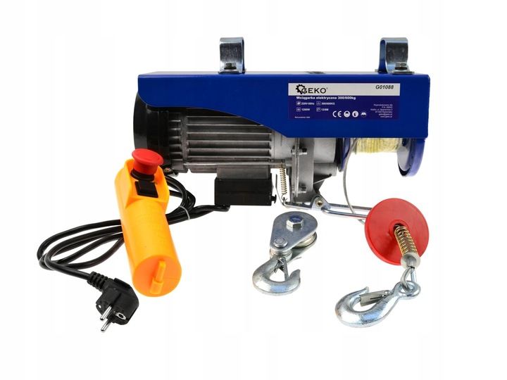 WCIĄGARKA ELEKTRYCZNA 300/600kg 1200W WYCIĄGARKA zdjęcie 3