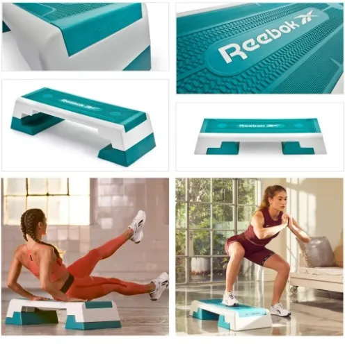 REEBOK STEP TURKUSOWO-BIAŁY RAP-11150TL na Arena.pl