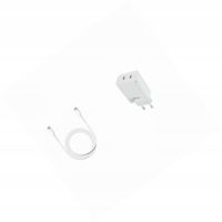 Ładowarka GaN 45W podwójne USB-C z kablem 2m do Samsung Galaxy S26 Ultra