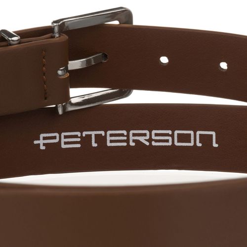 uniwersalny, wąski pasek damski ze skóry ekologicznej  - peterson 105 na Arena.pl