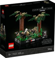 LEGO STAR WARS DIORAMA POŚCIG NA ŚCIGACZU ENDOR