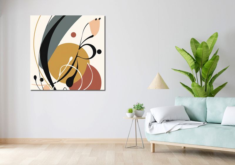 Obraz 100x100cm Taneczne Echa zdjęcie 2