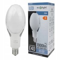 Żarówka LED Ecolight E40 70 W biały zimny 6000 K 7000 lm