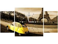 80X40CM ZEGAR PAMIĄTKA PARYŻA OBRAZ