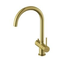 Blue Water Eden Antyczny mosiądz Trójdrożna bateria kuchenna