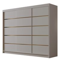 Szafa przesuwna AMBER VII 250-pojemna garderoba-KASZMIR