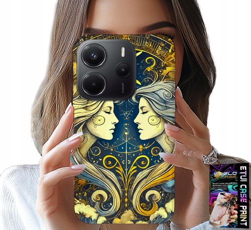ETUI DO XIAOMI NOTE 14 4G - ZNAK ZODIAKU, BLIŹNIĘTA ASTRONOMIA CASE na Arena.pl