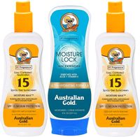 Australian Gold Moisture Lock + 2szt. Australian Gold Spray SPF15
