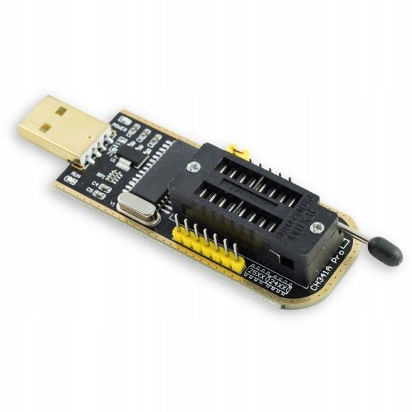 Programator CH341A EEPROM Flash BIOS IMMO adaptery + klips i OPROGRAMOWANIE zdjęcie 2