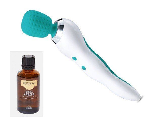 Zestaw masażysty: HyperOn masażer + Olejek zdjęcie 1