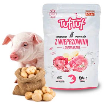 Mokra karma dla psa, saszetki 20 szt. x 500g, zestaw Tuf Tuf mix smaków na Arena.pl