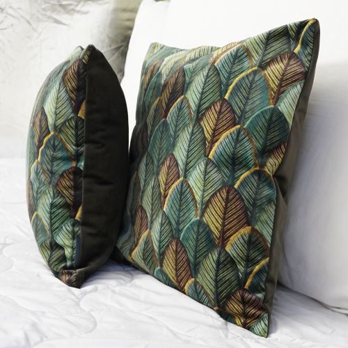 Poduszka aksamitna ŁUSKA na Arena.pl