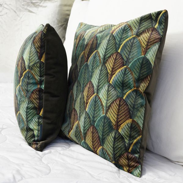 Poduszka aksamitna ŁUSKA zdjęcie 8