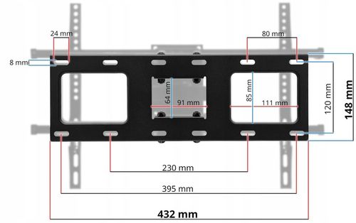 UCHWYT DO TELEWIZORA 32-85 CALI OBROTOWY EXTRA MOCNY DO 60KG na Arena.pl