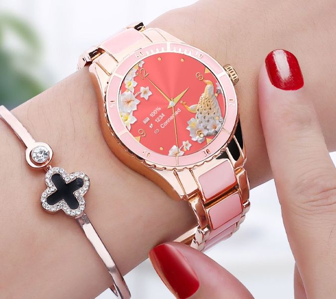 smartwatch damski rubicon rnce82 różowy zdjęcie 5