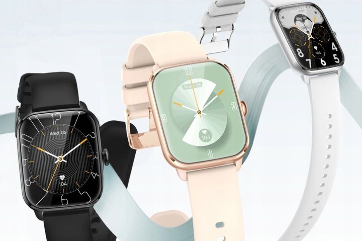 SMARTWATCH ZEGAREK DAMSKI ROZMOWY MENU PL PULS SPORT 2 PASKI SMART WATCH zdjęcie 2