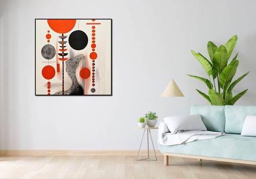 Plakat 100x100cm Kontrastowy Kosmos na Arena.pl