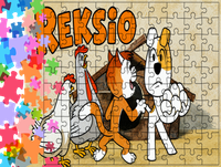 Puzzle tradycyjne - Reksio