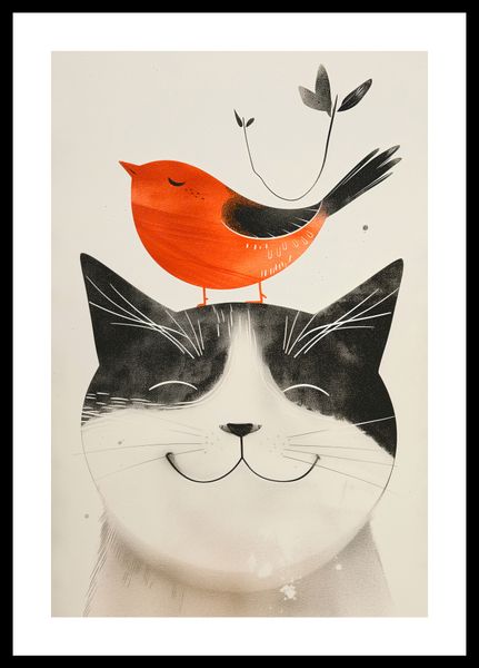 Plakat 30x45cm Pyzaty Przyjaciel zdjęcie 3
