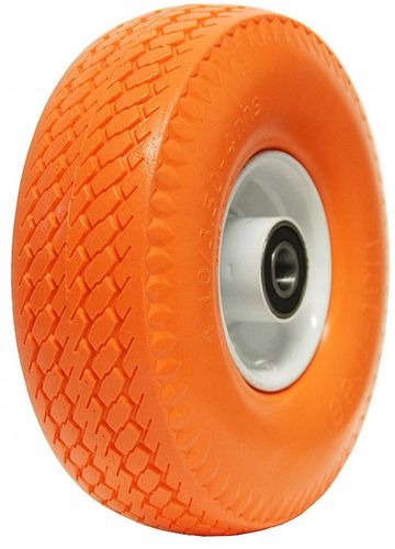 KOŁO do wózka 4.10 3.50-4 350x4 PEŁNE PU fi 20 mm na Arena.pl