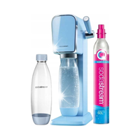 SATURATOR SODASTREAM ART NIEBIESKI JEDNA BUTELKA + NABÓJ DO GAZOWANIA WODY