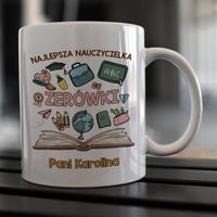 Kubek z imieniem dla nauczycielki / nauczyciela zerówki