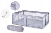 KOJEC PLAC ZABAW BASEN KIDWELL FANKO SZARY GREY 120x180 LEKKI + TORBA