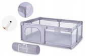 KOJEC PLAC ZABAW BASEN KIDWELL FANKO SZARY GREY 120x180 LEKKI + TORBA