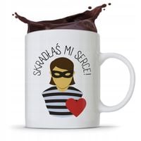 Kubek Prezent Na Walentynki Skradłaś Mi Serce Z Nadrukiem Ze Zdjęciem