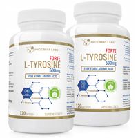 L-Tyrosine PAMIEC TYROZYNA MÓZG 500mg PRODUKT VEGE