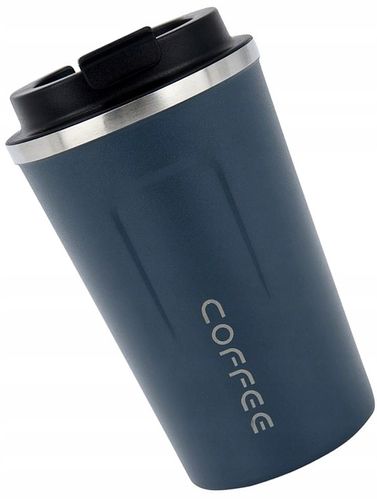Kubek COFFEE termiczny termos kawę szczelny 510ML  C45_Granatowy na Arena.pl