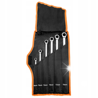 Klucze Neo oczkowe z grzechotką, długie, zestaw 6 szt., 8 - 19 mm Etui