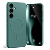 Mercury Semi-Silicon Magsafe Samsung S25+ , GREEN / ZIELONY