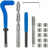 ZESTAW NAPRAWCZY DO GWINTÓW M10X1.25 NAPRAWY ZERWANYCH GWINTU 10 SPRĘZYNEK