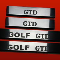 Listwa progowa VOLKSWAGEN GOLF MK7 GOLF GTD Stal nierdzewna 304 połysk 4szt