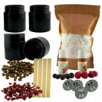 Zestaw prezentowy do robienia 4 swiec sojowych DIY